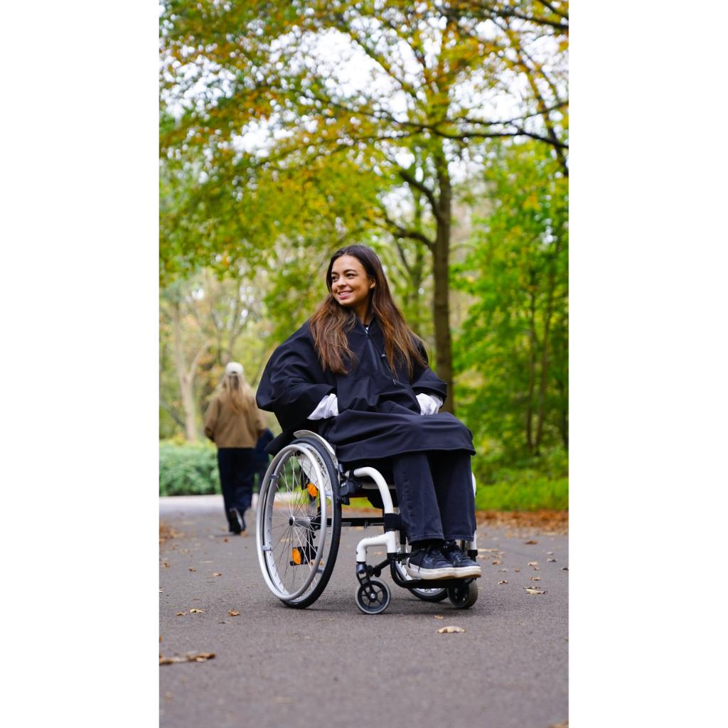 PONCHO | Warmes und wasserabweisendes Softshell | One Size