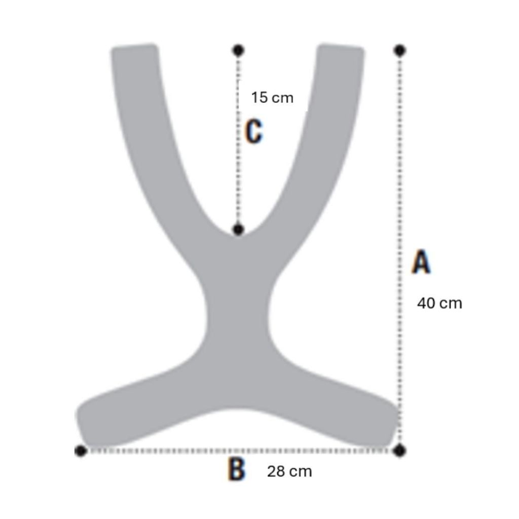 SUPPORT Støttebælte til kørestol - universal