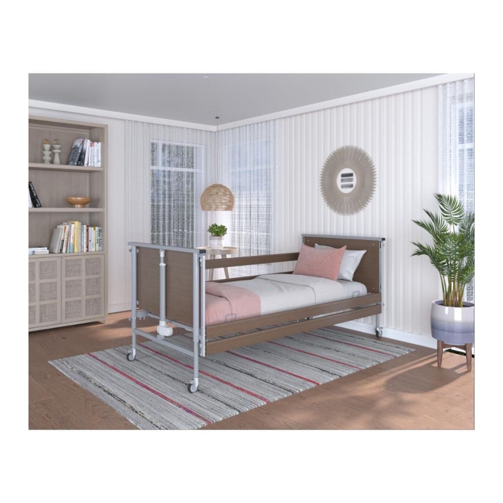 DREAM TIM DELUXE elektrisk plejeseng | Valnød