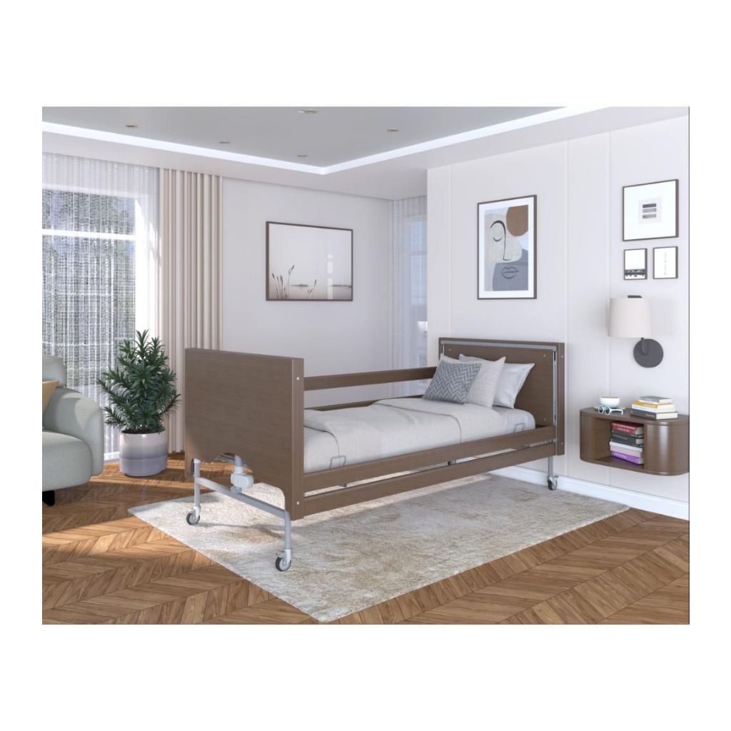 DREAM TIM DELUXE elektrisk plejeseng | Valnød