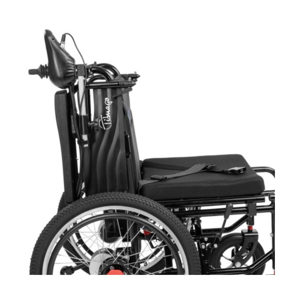 ELECTRIC TIM el - kørestol inkl. joystick til ledsager | Store baghjul