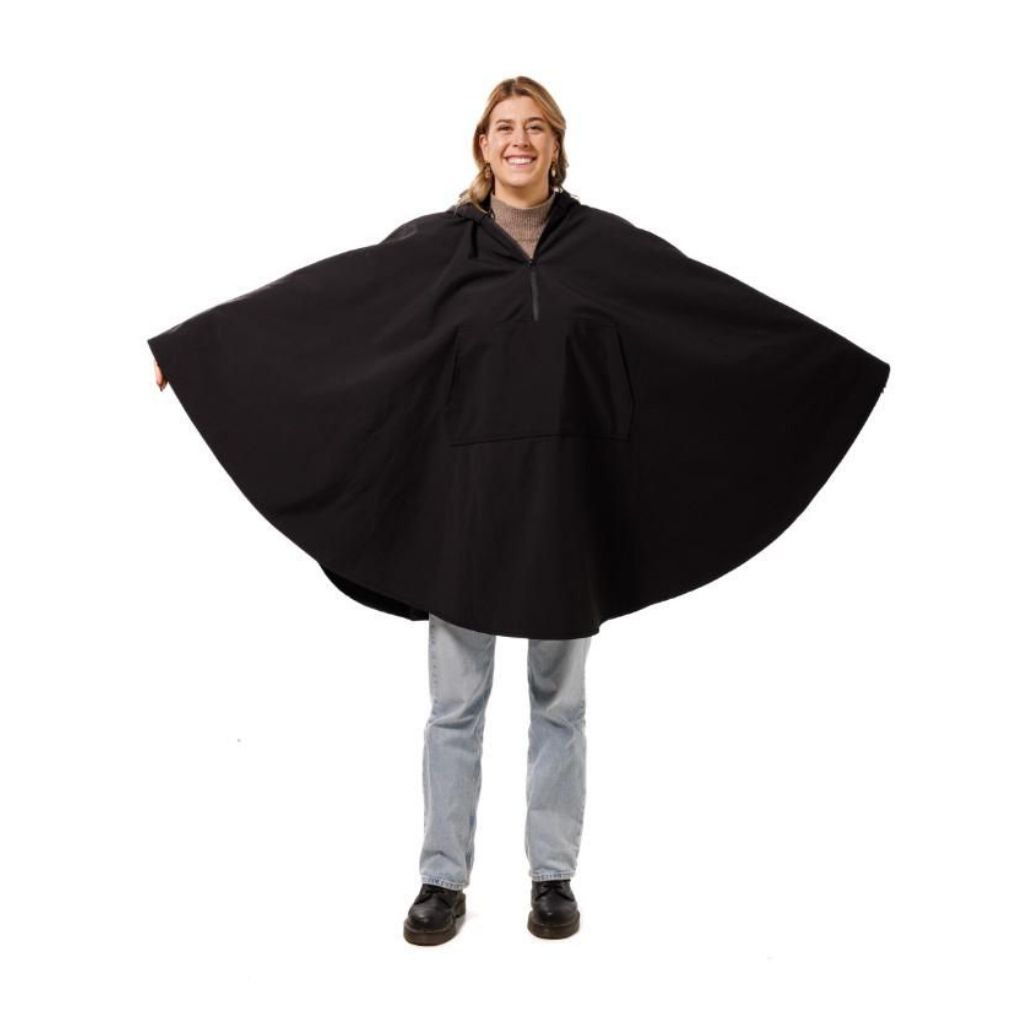 PONCHO | Varm og vandafvisende softshell | One Size