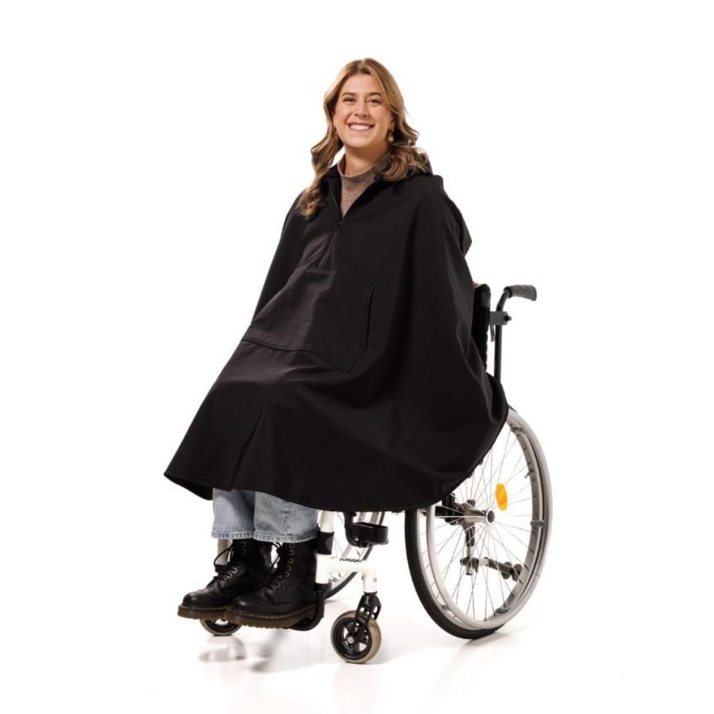 PONCHO | Varm og vandafvisende softshell | One Size