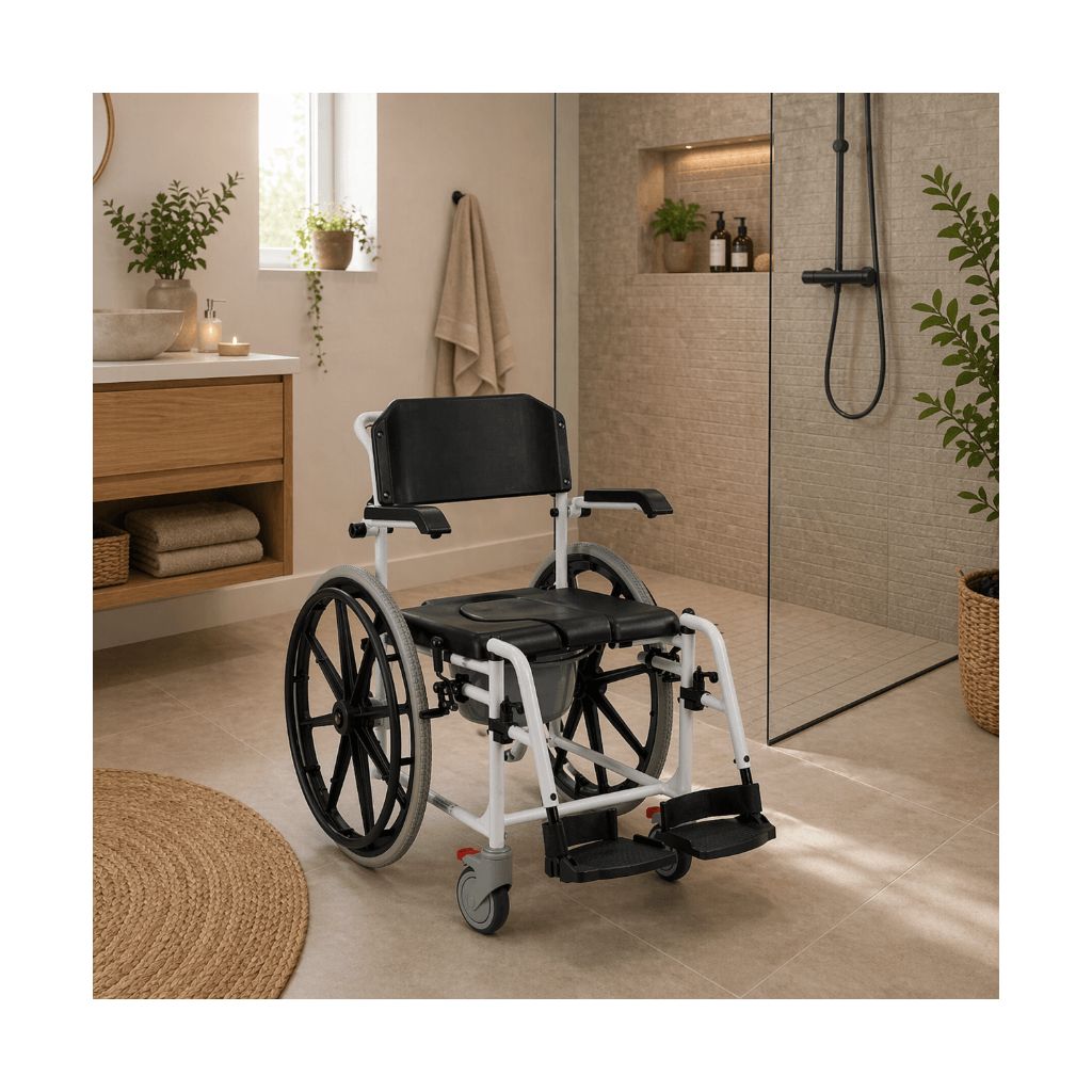 PREMIUM Dusch- und Toilettenrollstuhl