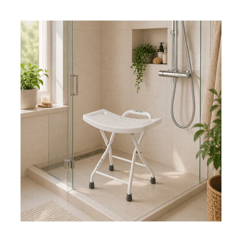 NORDIC Foldbar badebænk m. håndtag