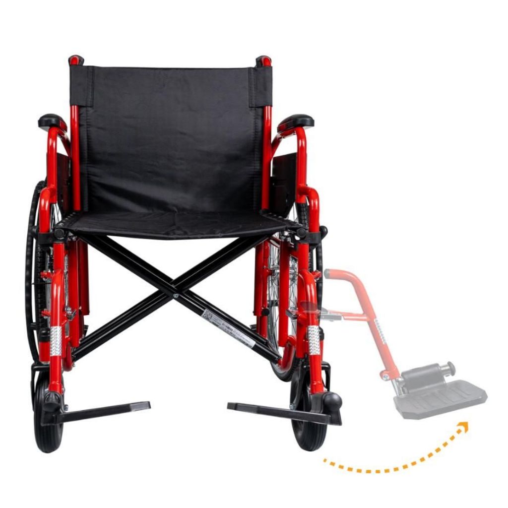 XL Rollstuhl | 182 kg | Sitzbreite 56 cm | Faltbar