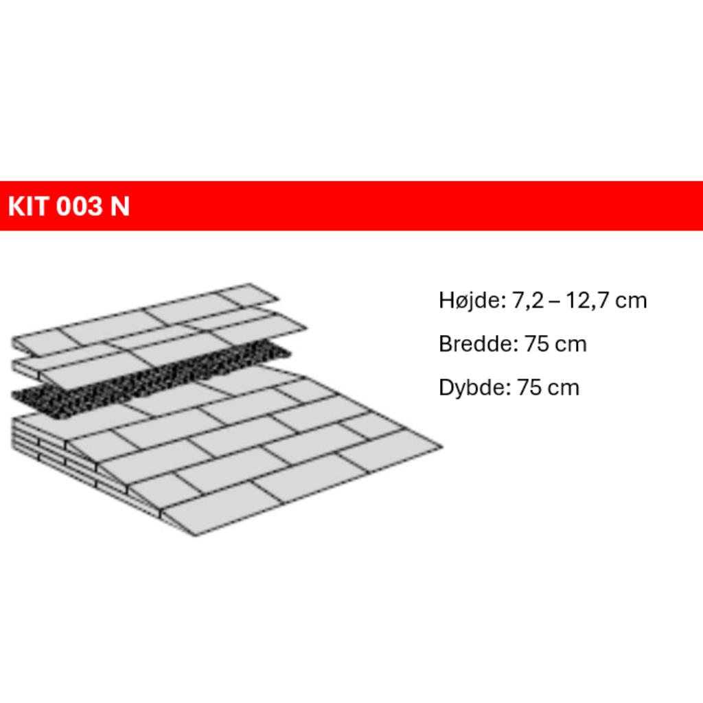 BYG SELV - Skrå rampe til indvendig brug (bredde 75 cm)