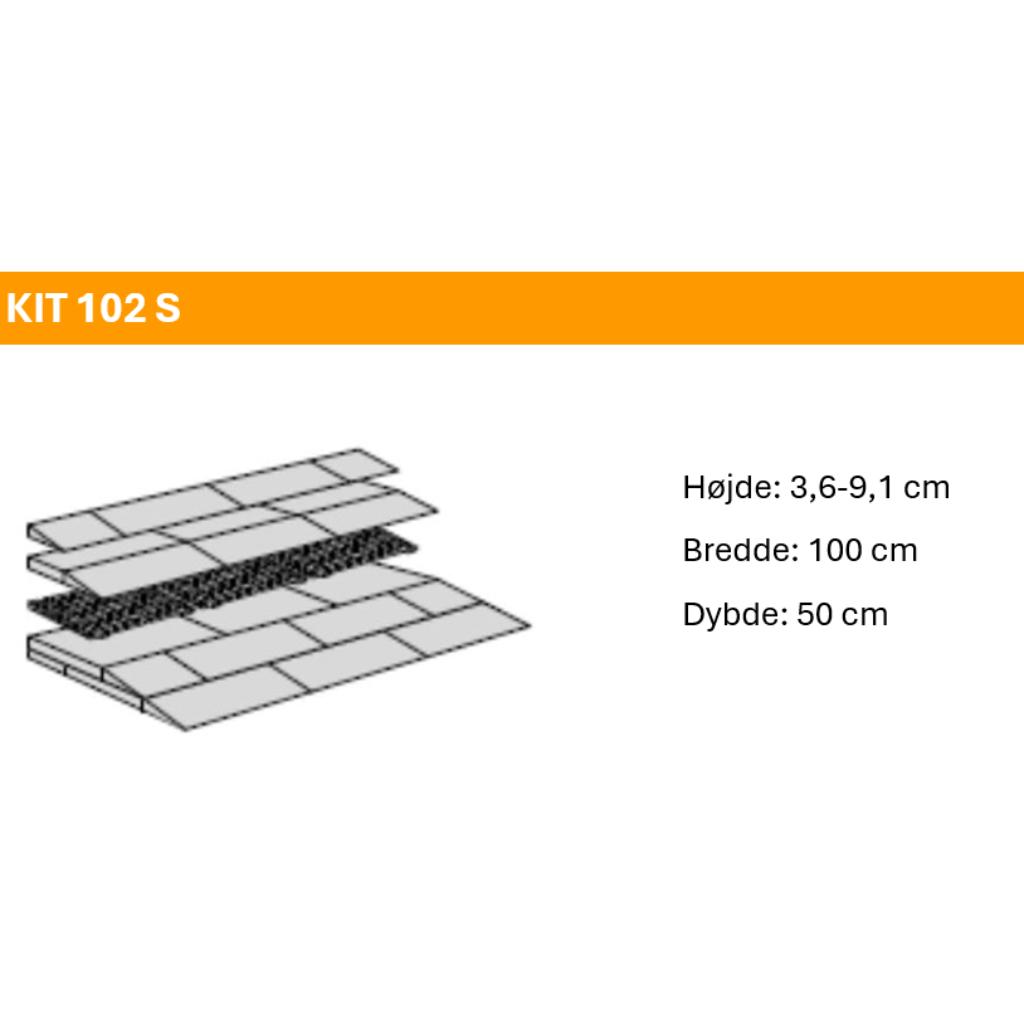 BYG SELV - Skrå rampe til udvendig brug (bredde 100 cm)