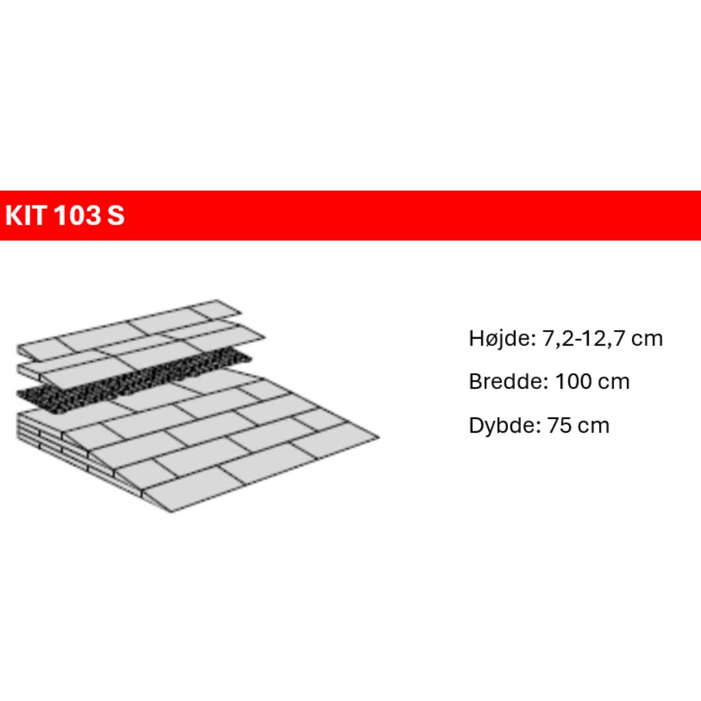 BYG SELV - Skrå rampe til udvendig brug (bredde 100 cm)