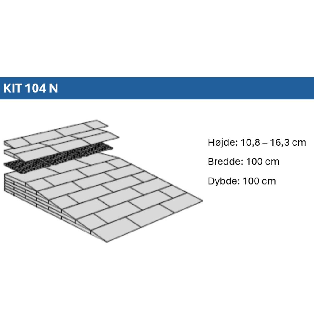 BYG SELV - Skrå rampe til indvendig brug (bredde 100 cm)