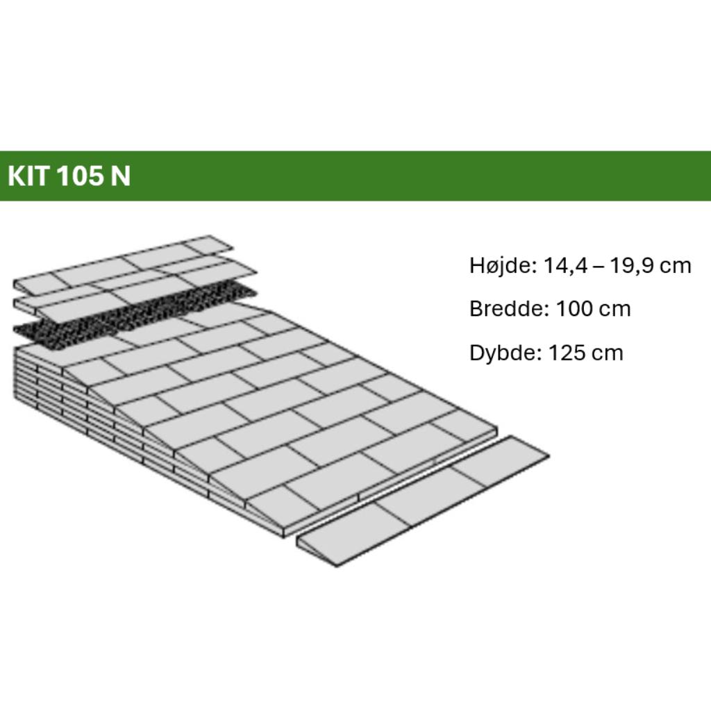 BYG SELV - Skrå rampe til indvendig brug (bredde 100 cm)