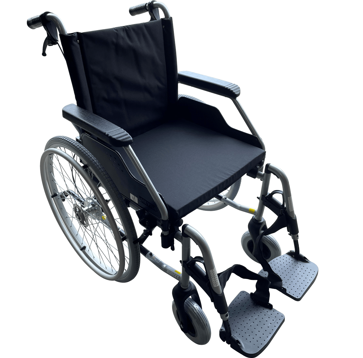 Premium letvægtskørestol m. ledsagerbremse | Meyra