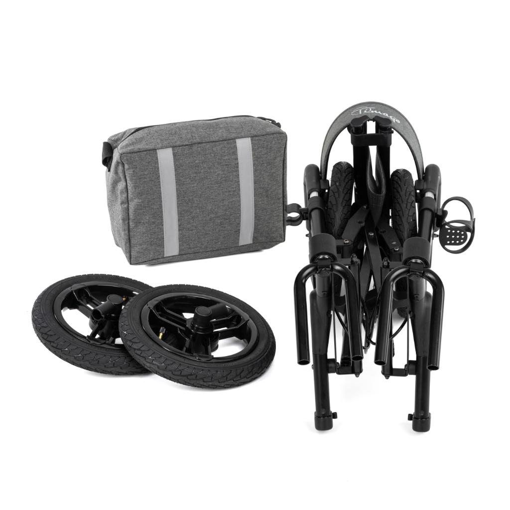 RANGER AIR BLACK rollator med lufthjul | TIMAGO