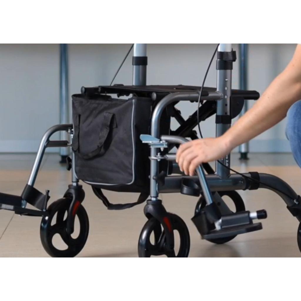 GAYA kørestol & rollator i 1 | MORETTI