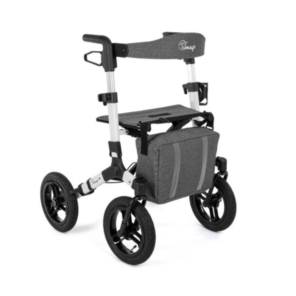 RANGER AIR WHITE Rollator mit Luftreifen | TIMAGO