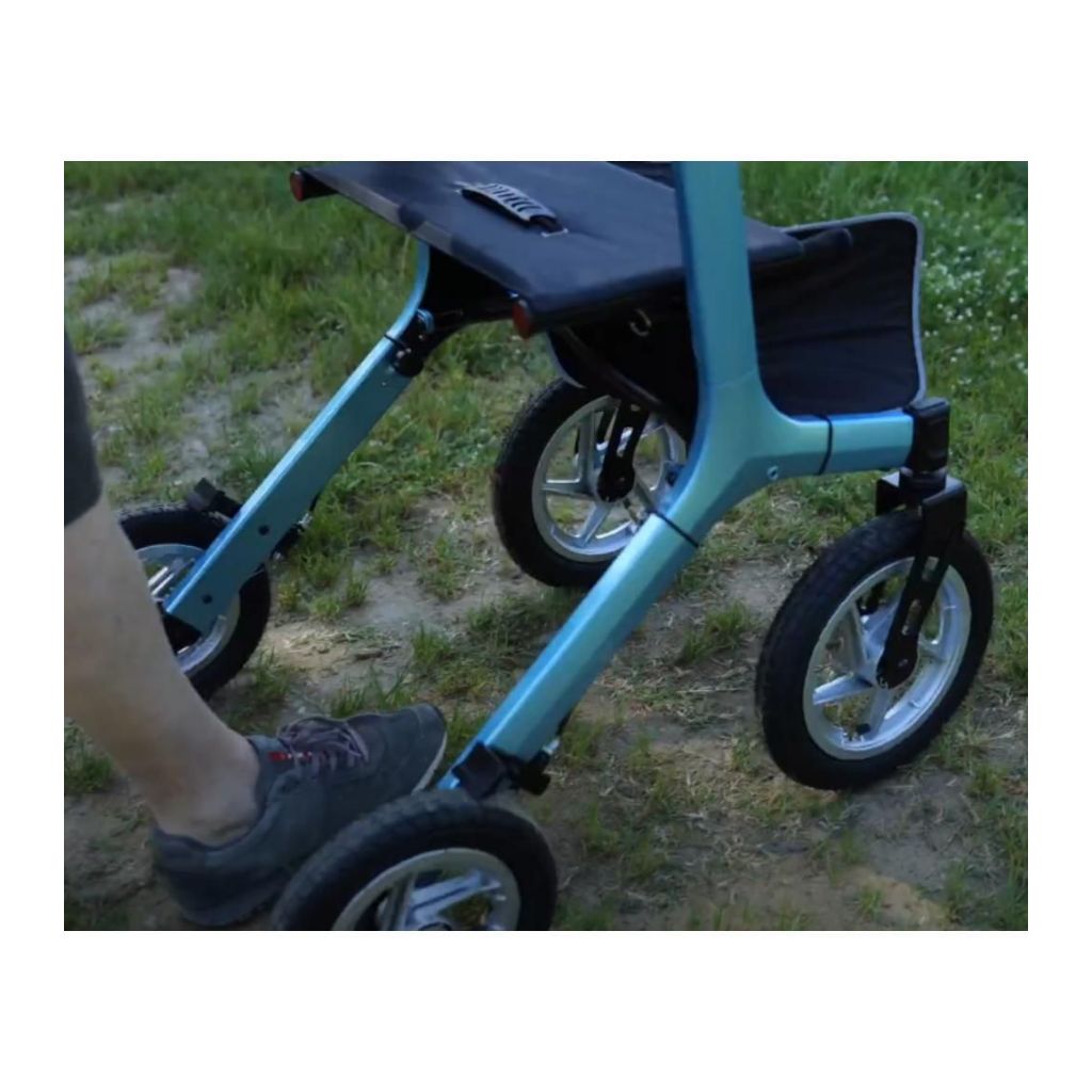 ERMES BLUE - rollator med lufthjul | MORETTI