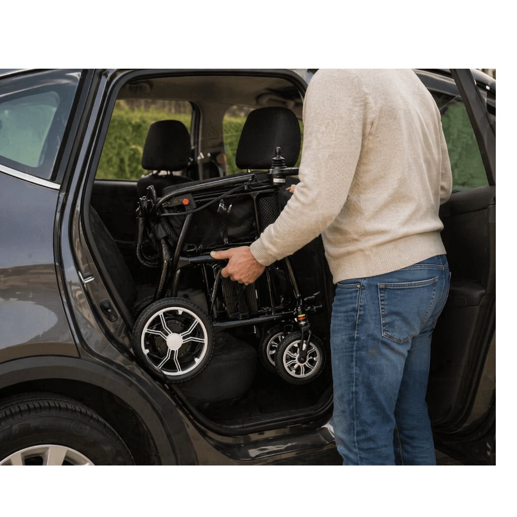 SITGO - 11,6 kg elektrisk letvægtskørestol i kulfiber | SITGO