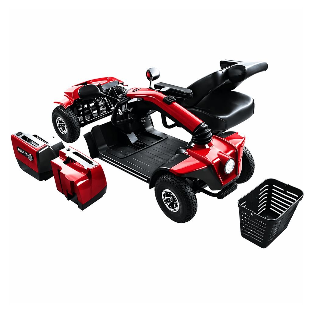 PONZA RØD El - scooter | Sammenklappelig | 12 km/t