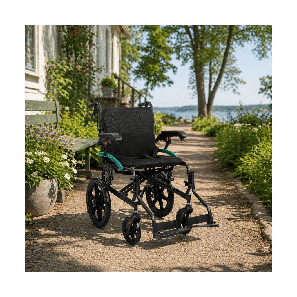 ACTIVE TIM Ultraleichter Transportrollstuhl - 9,8 kg