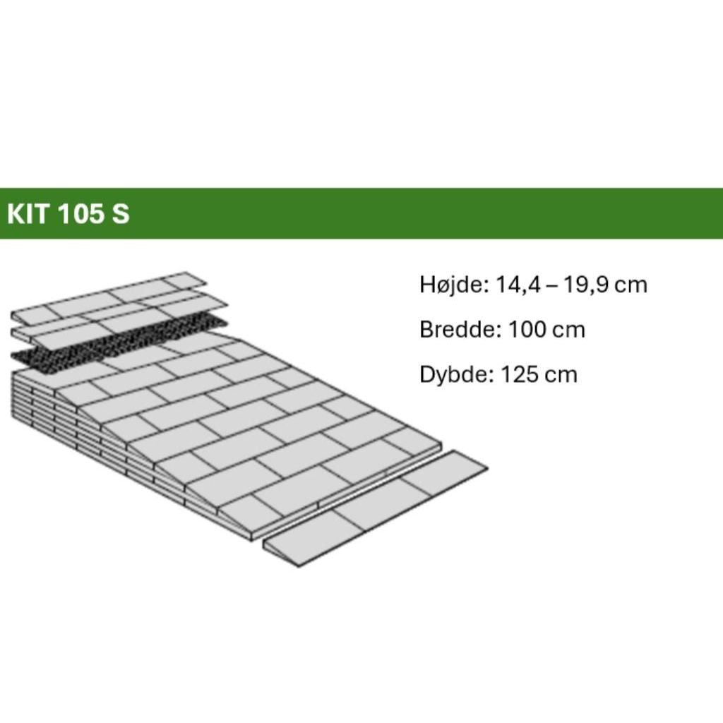 BAU DEIN EIGENES - Schräge Rampe für den Außenbereich (Breite 100 cm)