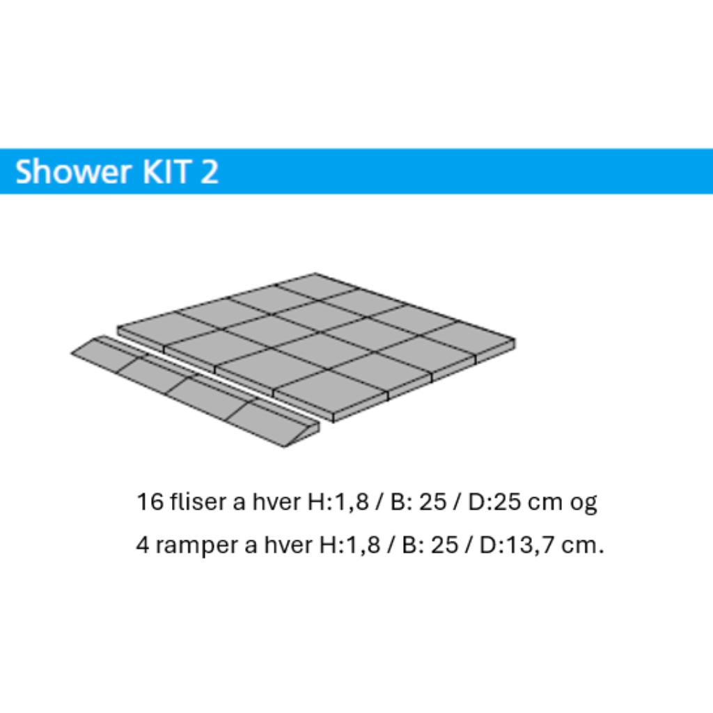 BYG SELV - Badeværelsesgulv / SHOWER KIT